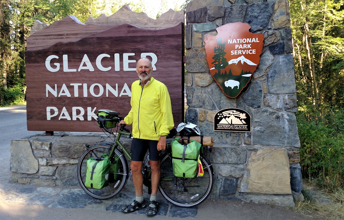 Me, and The Green Machine visit Glacier National Park